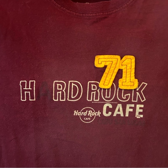 Vintage 90s Hard Rock Cafe tee, ladies xl baby tee - Picture 4 of 6